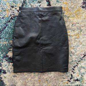 Leather Skirt